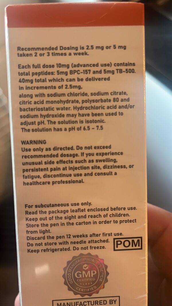 40mg BPC-157 & TB-500 Pen - Image 2